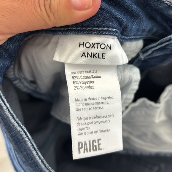 Paige Hoxton Ankle Jeans Blue size 27 - Picture 9 of 11